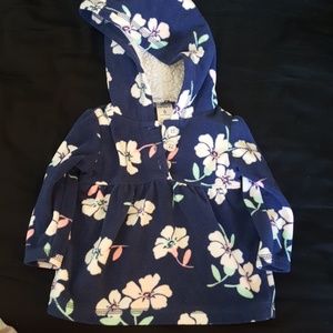 Pullover fleece jacket